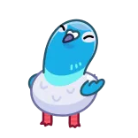 💎 นกพิราบ, นก, การ์ตูน, สัตว์ telegram sticker