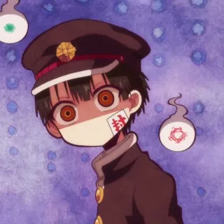 🕊 Hanako-kun Toilet-bound Hanako-kun anime, manga, ghost, school, supernatural telegram sticker