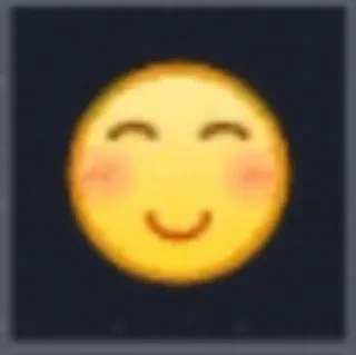 ☺️ emoji, senang, senyum, tersipu telegram sticker