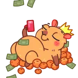 Yippy the capybara - @TgEmojis telegram emojis 🤑