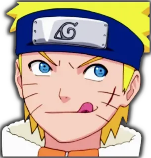 😋 Naruto Uzumaki Naruto anime, cartoon, naruto, character, sticker telegram sticker