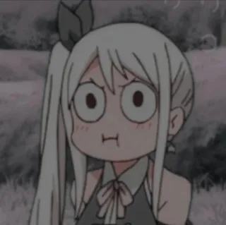 🤍 Anime, Cartone animato, Divertente, Ragazza, Carino, Personaggio telegram sticker