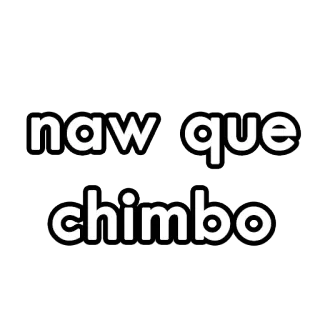 ☹ naw que chimbo текст, испанский, выражение, сленг telegram sticker