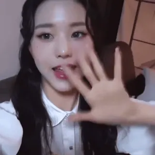 👋 phụ nữ, K-pop, cô gái, châu Á, chân dung, vẻ đẹp telegram sticker