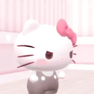 🦕 Hello Kitty hello kitty, kawaii, fofo, desenho animado whatsapp sticker