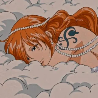 🍊 Nami One Piece 애니메이션, 원피스, 나미, 해적, 만화, 캐릭터 telegram sticker