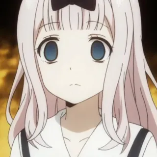 💀 Chika Fujiwara Kaguya-sama: Love Is War anime, chika, kaguya-sama, love is war, cute, manga, kawaii whatsapp sticker