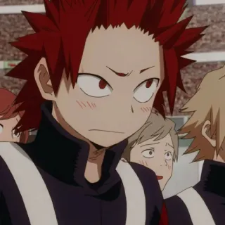 😳 Eijiro Kirishima My Hero Academia Anime, Personaje, Eijiro Kirishima, My Hero Academia telegram sticker