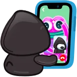 👋 Hoodie character telegram sticker
