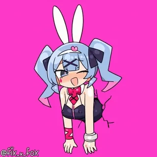 🥵 Ame-chan Needy Streamer Overload efix_fox telegram sticker