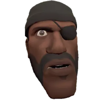 😮 Demoman Team Fortress 2 Demoman, Team Fortress 2, Postać, Gra wideo, Gaming, TF2 telegram sticker
