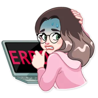 Hackerwoman @paradisecurity telegram stickers
