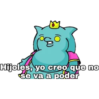 🖕 Hijoles, yo creo que no se va a poder Cartoon, Figur, Ausdruck, Lustig, Spruch telegram sticker