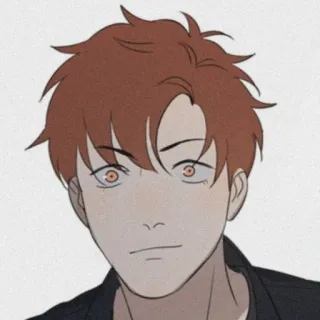 🎞 hombre, dibujos animados, arte, anime, dibujo, ojos telegram sticker