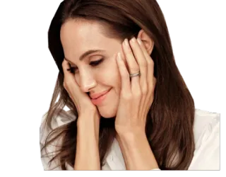 ☺️ wanita, potret, aktris, selebriti telegram sticker