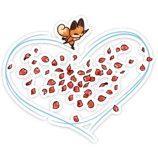 Когда просто любишь @stickers_vk telegram stickers