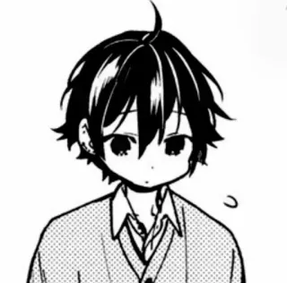🖤 Anime, Manga, Junge, Cartoon, Illustration telegram sticker