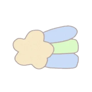 🍦 abstrato, formas, cores suaves, pastel, geométrico, pilha, minimalista, design telegram sticker
