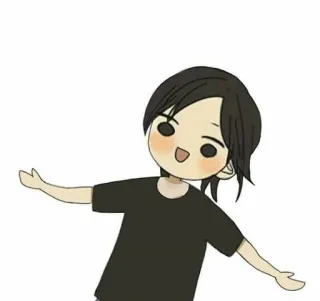 🌟 dessin animé, anime, personnage, dessin whatsapp sticker