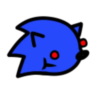 ✅ Sonic sonic the hedgehog, videospiel, cartoon, blau, igel, sega telegram sticker