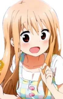 😚 Anime, Cartoon, Mädchen, Fröhlich, Süß, Illustration, Charakter telegram sticker