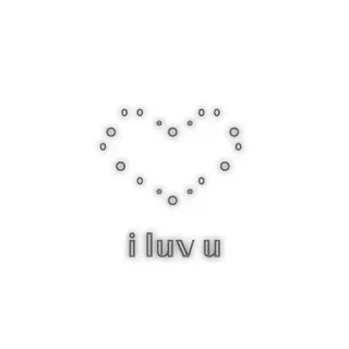 💘 i luv u Liebe, Herz, süß, Gruß, Beziehung telegram sticker