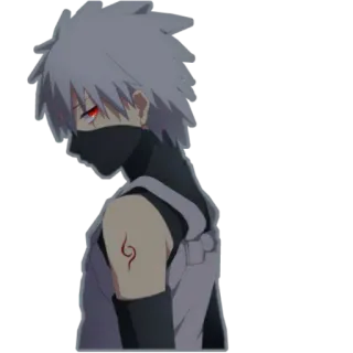 👁 Kakashi Naruto 애니메이션, 카카시, 나루토, 만화, 닌자, 캐릭터 telegram sticker