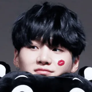 😽 person, kiss mark, portrait, korean, man, celebrity telegram sticker