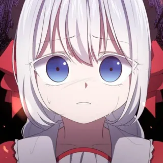 🎐 アニメ, 漫画, 女の子, マンガ, イラスト, 悲しい, 泣く telegram sticker