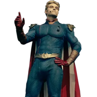 🤐 Homelander The Boys Superheld, Bösewicht, Umhang, TV Serie, Amazon, The Seven telegram sticker