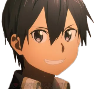 😁 Kirito Sword Art Online Anime, Personnage, Kirito, Sword Art Online whatsapp sticker