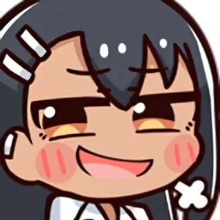 😏 Nagatoro Don't Toy With Me, Miss Nagatoro Аниме, Манга, Нагаторо, Милый, Каваий, Мультфильм telegram sticker
