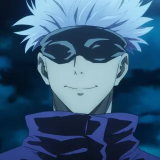 🤍 Satoru Gojo Jujutsu Kaisen anime, gojo, satoru, jujutsu kaisen, sorcerer, manga telegram sticker