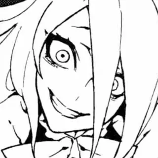 🙊 Anime, Manga, Spaventoso, Sorriso, Malvagio telegram sticker