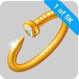 🎁 1 of 5K ทอง, เครื่องประดับ, เล็บ, แหวน, หรูหรา telegram sticker