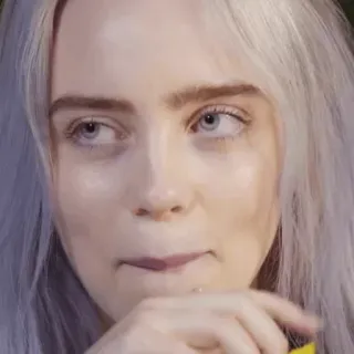 🕷 Billie Eilish Billie Eilish, cantora, celebridade, música telegram sticker