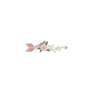 👉 arrow, floral, flowers, ornament, decoration telegram sticker