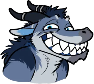 😁 Desenho animado, Criatura, Dragão, Furry, Fantasia, Monstro telegram sticker