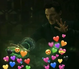 ❤️ Doctor Strange ドクターストレンジ, マーベル, ハート, 愛, 魔法 telegram sticker