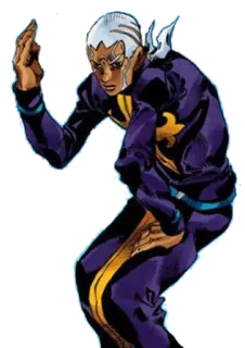 😐 Enrico Pucci JoJo's Bizarre Adventure Anime, JoJo, Enrico Pucci, Personnage, Manga whatsapp sticker