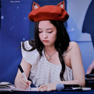 🦋 Jennie kpop, певец, артист, знаменитость, дженни ким, blackpink, автограф-сессия telegram sticker