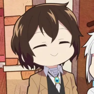 🧳 Dazai Osamu Bungo Stray Dogs Anime, Bungo Stray Dogs, Dazai Osamu, Personnage, Dessin animé telegram sticker