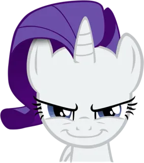 😈 Мультик, Средний палец, Оскорбительный, Пони, Единорог, Жест telegram sticker