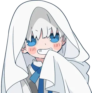 😁 Anime, Dibujos animados, Mono, Fantasma, Hoja, Ilustración whatsapp sticker