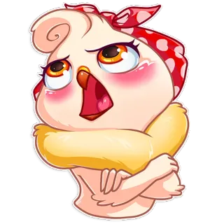 😑 cartoon, animal, expression, cute, sticker telegram sticker