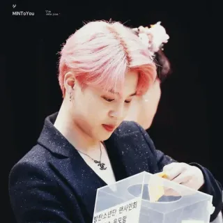 🇾🇹 Jimin BTS MINToYou K-pop, Ídolo, Música, Entretenimiento, Cantante, BTS whatsapp sticker