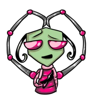 InvaderZim telegram stickers