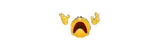 🌟 emoji, distressed, crying, upset, sad whatsapp sticker