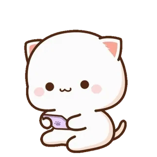 💬 แมว, เกมมิ่ง, น่ารัก, สติกเกอร์, การ์ตูน, สัตว์ telegram sticker