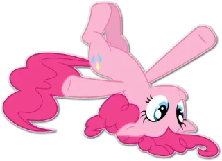 😝 Pinkie Pie My Little Pony Pony, Rosa, Cartoon, Süß telegram sticker